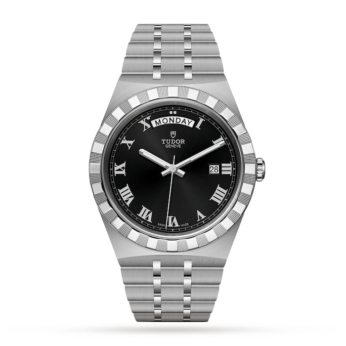 Royal Date Day 41mm, Steel Case, Black Dial