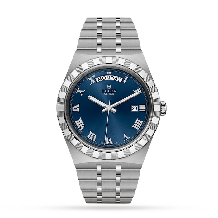 Royal Date Day 41mm, Steel Case, Blue Dial