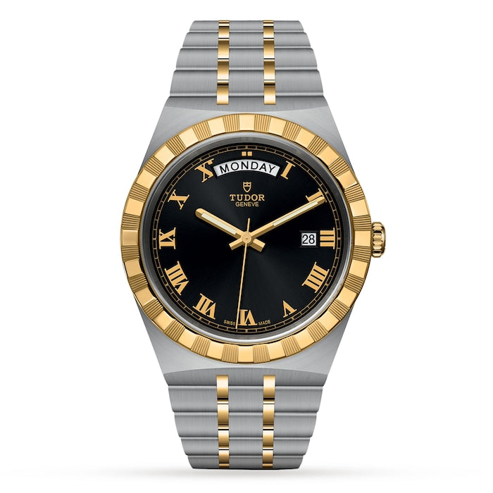 Royal 41mm, Steel Case, Black Dial