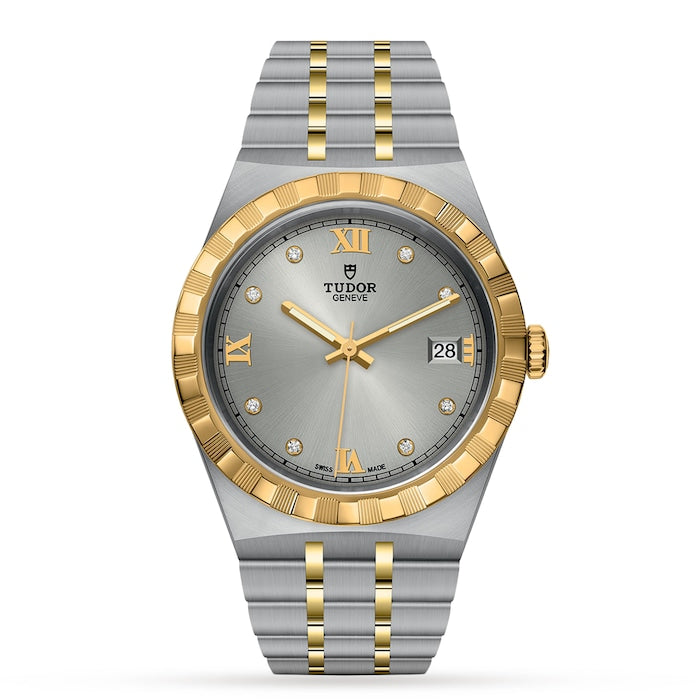 Royal 38mm, Steel Case, Silver Dial