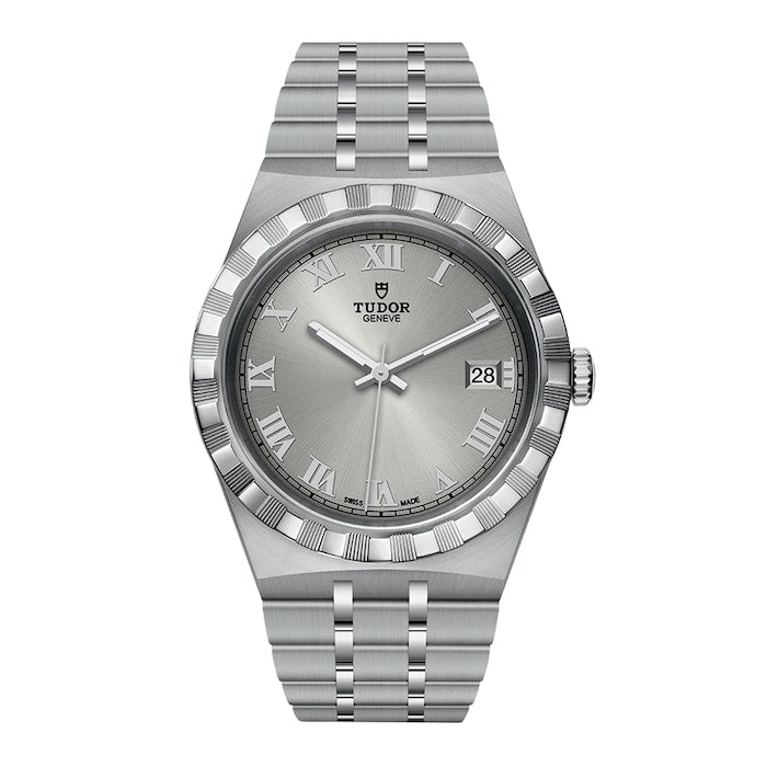 Royal 38mm, Steel Case, Silver Dial