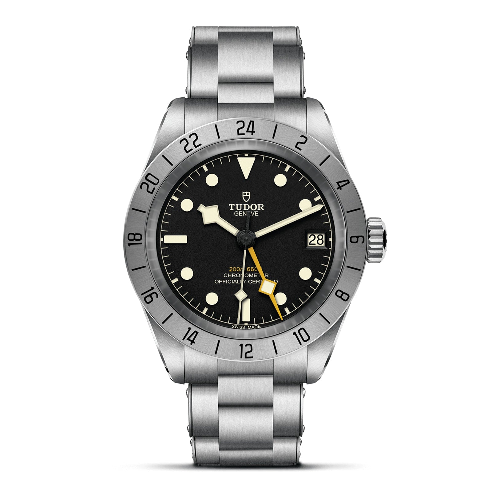 Tudor Black Bay Pro 39mm Steel Case Riveted Steel Bracelet