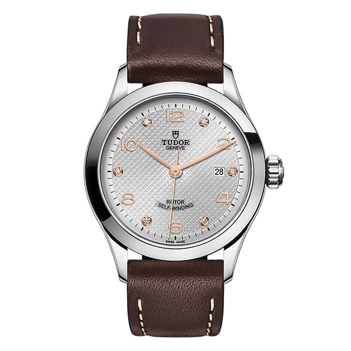 1926 28mm Ladies Watch Steel Case Silver Dial