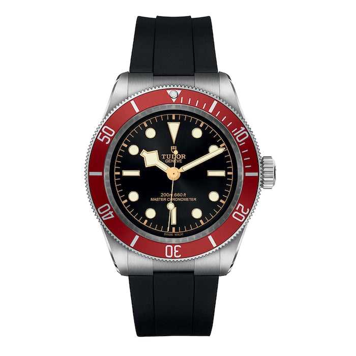 Black Bay Manufacture Calibre MT5602-U 41mm Steel Case Black Rubber Strap