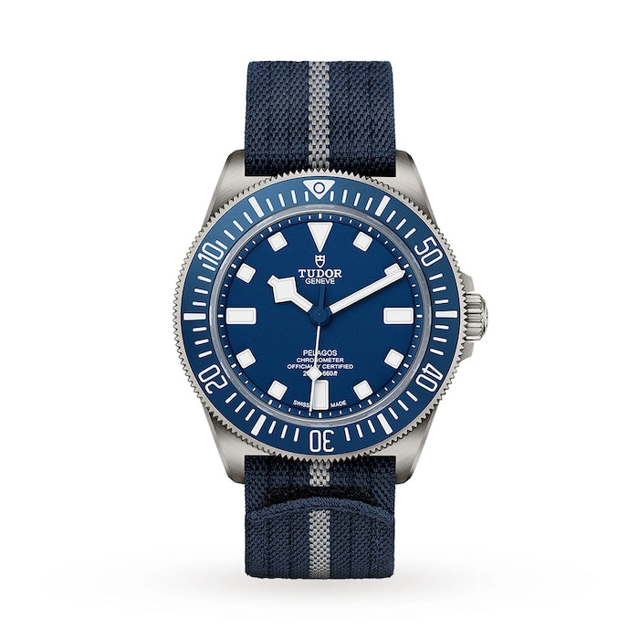 Pelagos FXD 42mm Titanium Case, Blue Dial