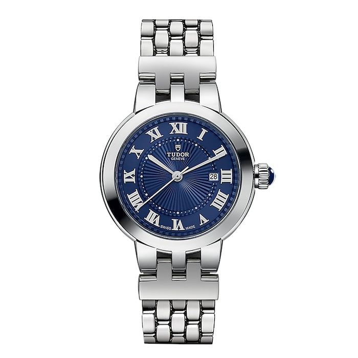 Clair de Rose 30mm steel case blue dial