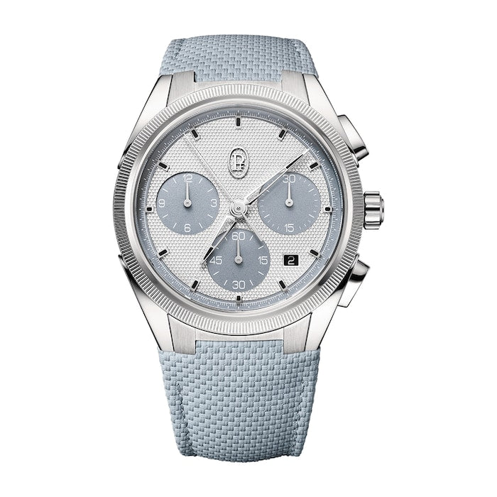 TONDA PF Sport Chronograph Steel Silver Arctic Grey COSC  42mm Mens Watch