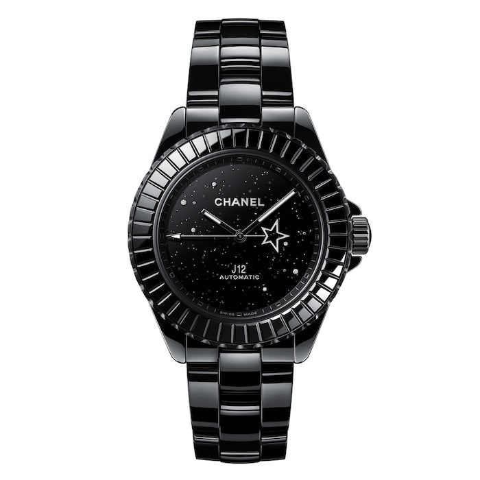 J12 Interstellar Black Ceramic 38mm Black Dial Automatic