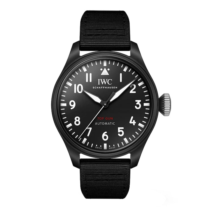 Big Pilot Top Gun 43mm Mens Watch Black