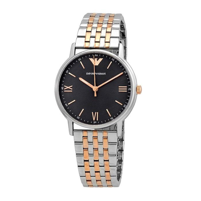 Three Hand Two Tone Mens Watch