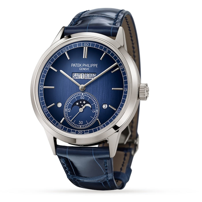 Patek Philippe Automatic Men’s Watch with Blue Material Dial, Platinum Case, 30m Water Resistant / 5236P-001, Fast Dispached