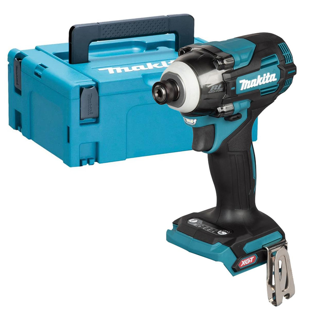 Makita TD004GZ01 40V Max XGT Brushless 1/4" Impact Driver Body Only With Makpac Case