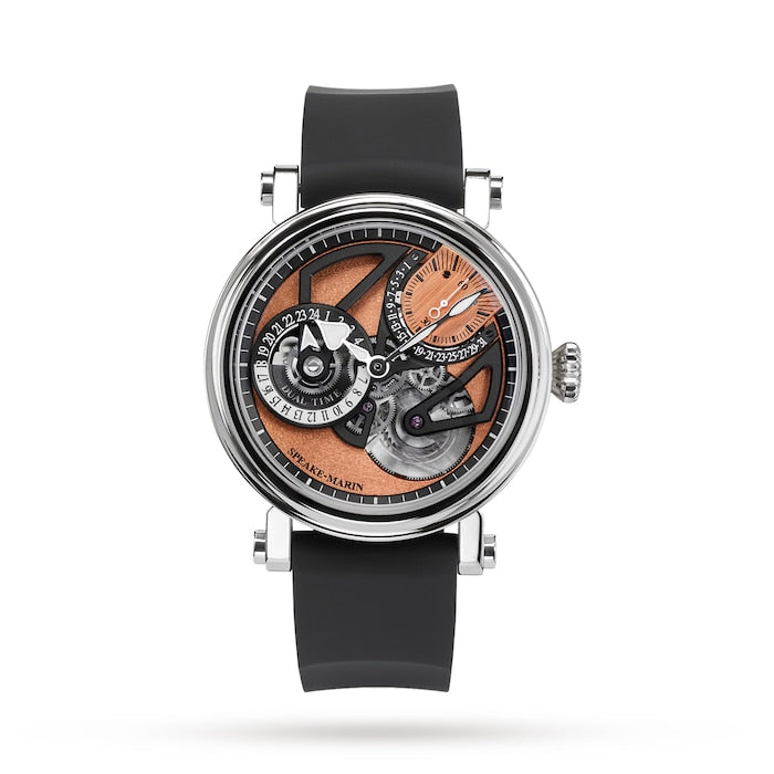 One & Two Dual Time Watches of Switzerland Group Limited Edition 42mm Pink