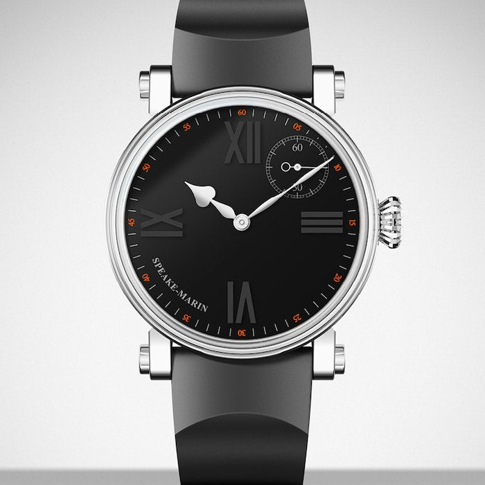 Academic Black Tie 42mm Mens Watch Black