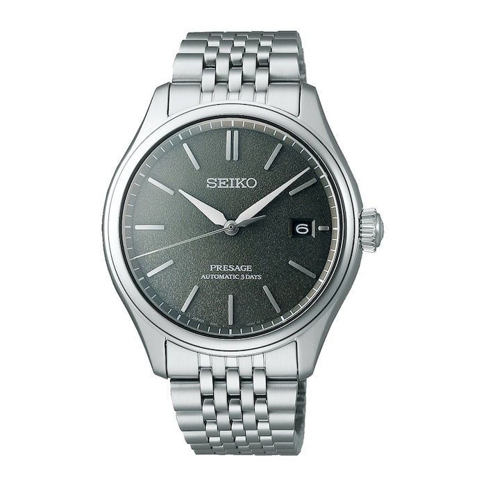Presage Classic Series 'Sensaicha' 40mm Mens Watch Grey - Green