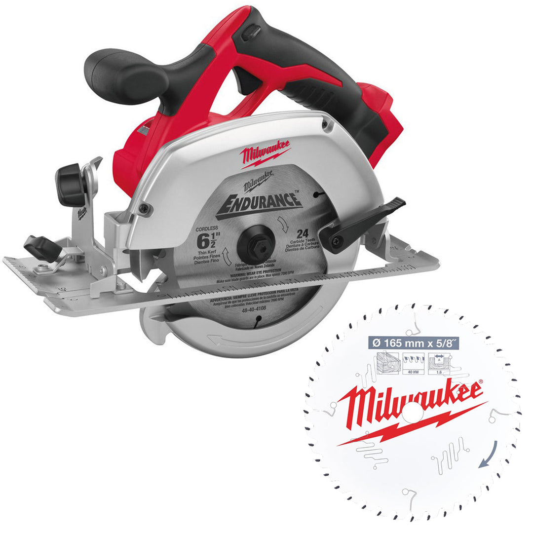 Milwaukee M18HD18CS-0 18V 165mm Circular Saw with 40T Wood Blade