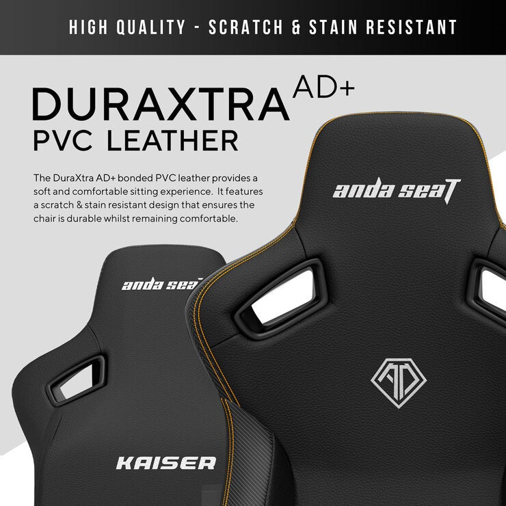 Anda seaT Kaiser Series 3 Large Gaming Chair, Black