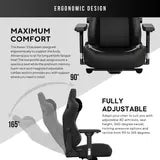 anda seaT Kaiser Series 3 Large Gaming Chair, Black