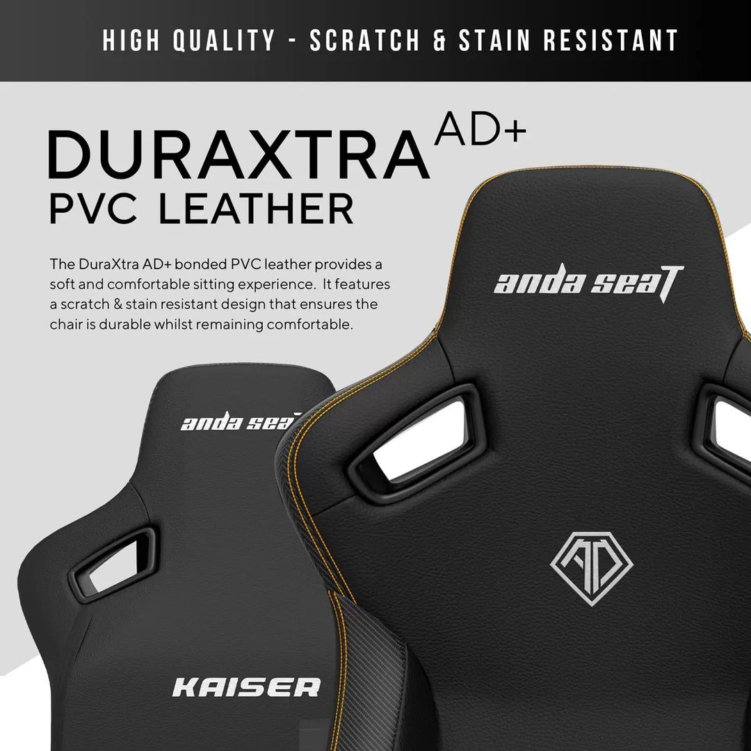 anda seaT Kaiser Series 3 Large Gaming Chair, Black