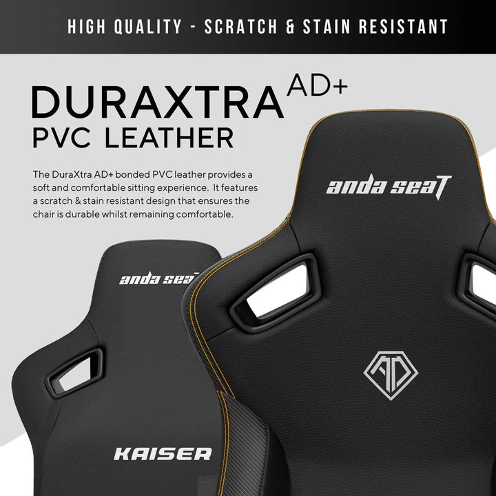 Anda seaT Kaiser Series 3 Large Gaming Chair, Black