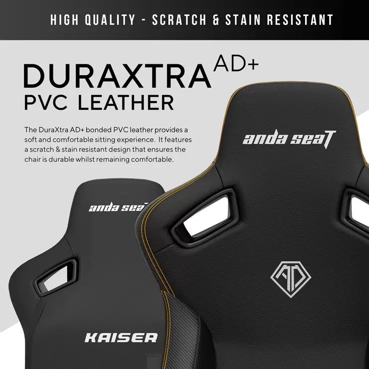 Anda seaT Kaiser Series 3 Large Gaming Chair, Black