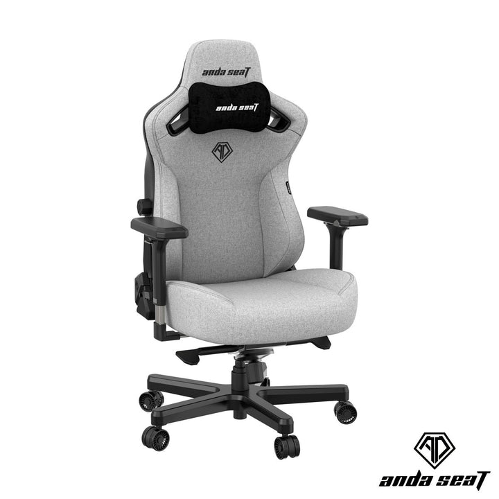 Anda seaT Kaiser Series 3 Large Fabric Gaming Chair, Grey