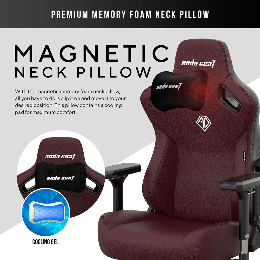 Anda seaT Kaiser Series 3 Large Gaming Chair, Maroon
