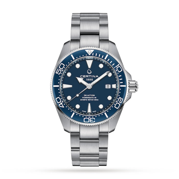 Aqua DS Action Diver Blue Dial 43mm Mens Watch