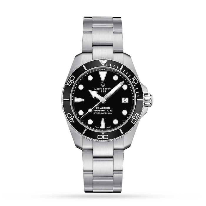 Aqua DS Action Diver Black Dial 38mm Mens Watch