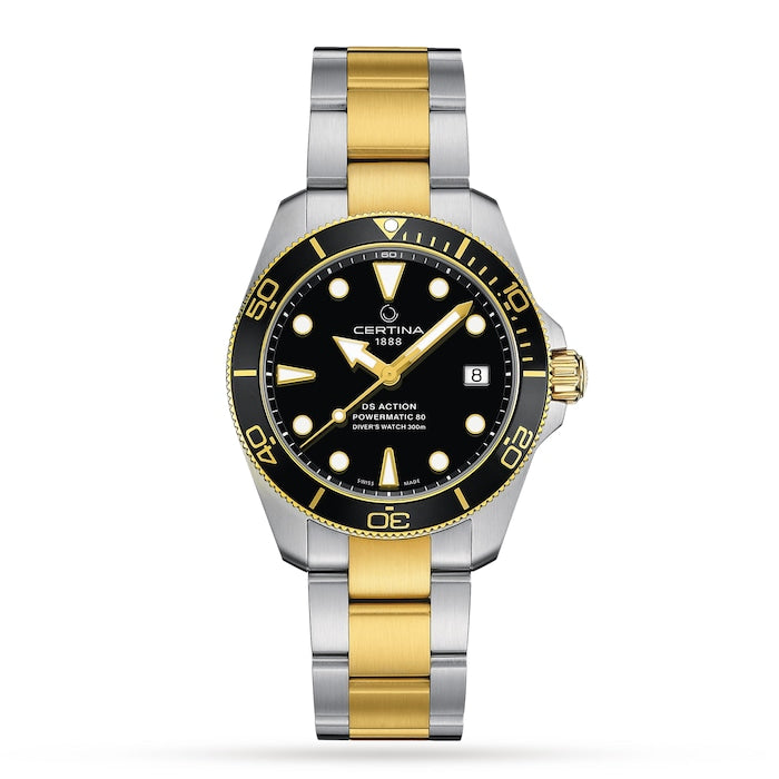 Aqua DS Action Diver Black Dial 38mm Mens Watch