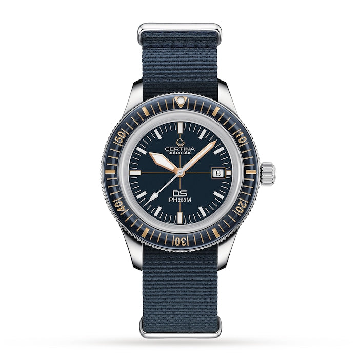 Aqua DS PH200M Blue Dial 43mm Mens Watch