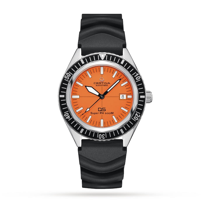 Heritage DS Super PH500M Orange Dial 43mm Mens Watch