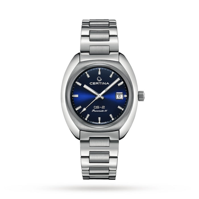 Heritage DS-2 Powermatic 40mm Mens Watch - Blue Dial