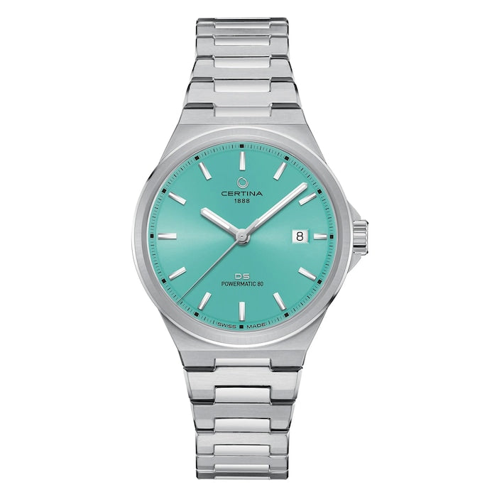 DS-7 Powermatic 80 Unisex Watch Light Blue