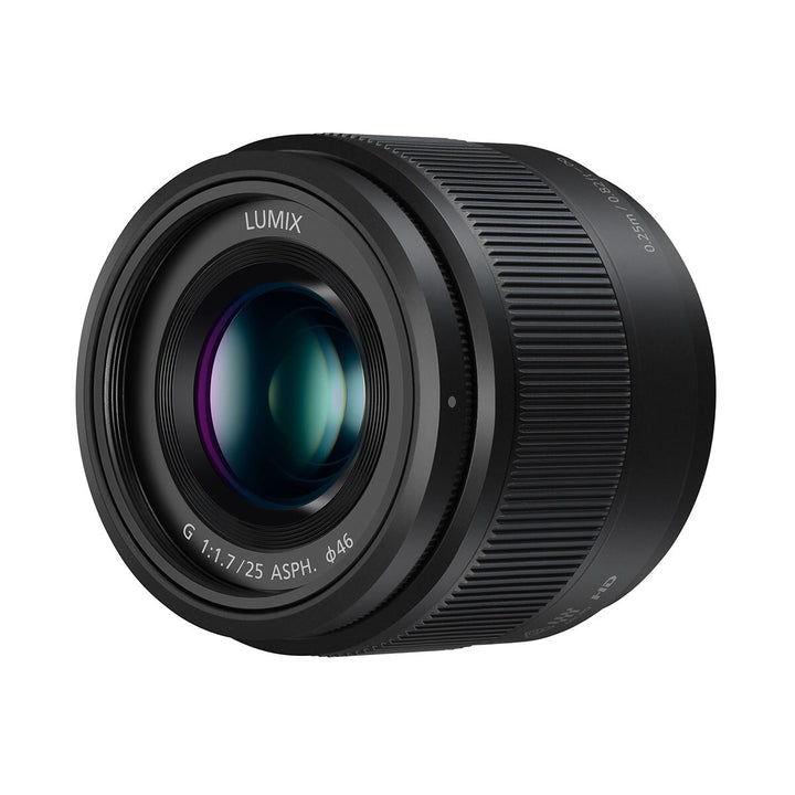 Panasonic Lumix Compact Camera DMC-G7KEB-K with Additional Lumix 25mm Prime Lens H-H025E-K