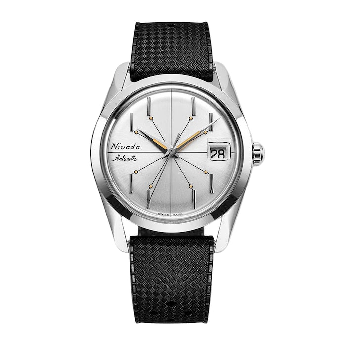 Antarctic Spider 35mm Mens Watch Silver