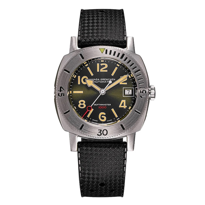 Depthmaster Numerals Date 39mm Mens Watch Green