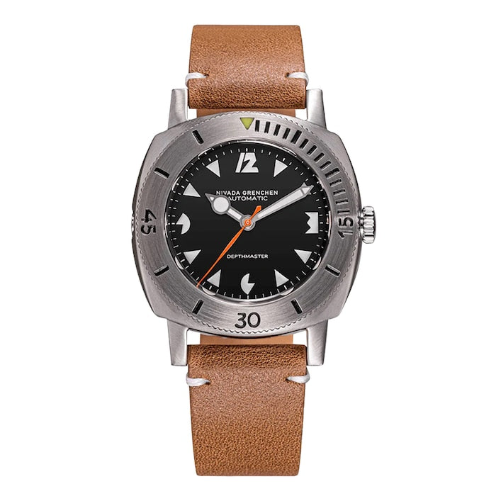 Depthmaster White Pacman 39mm Mens Watch Black