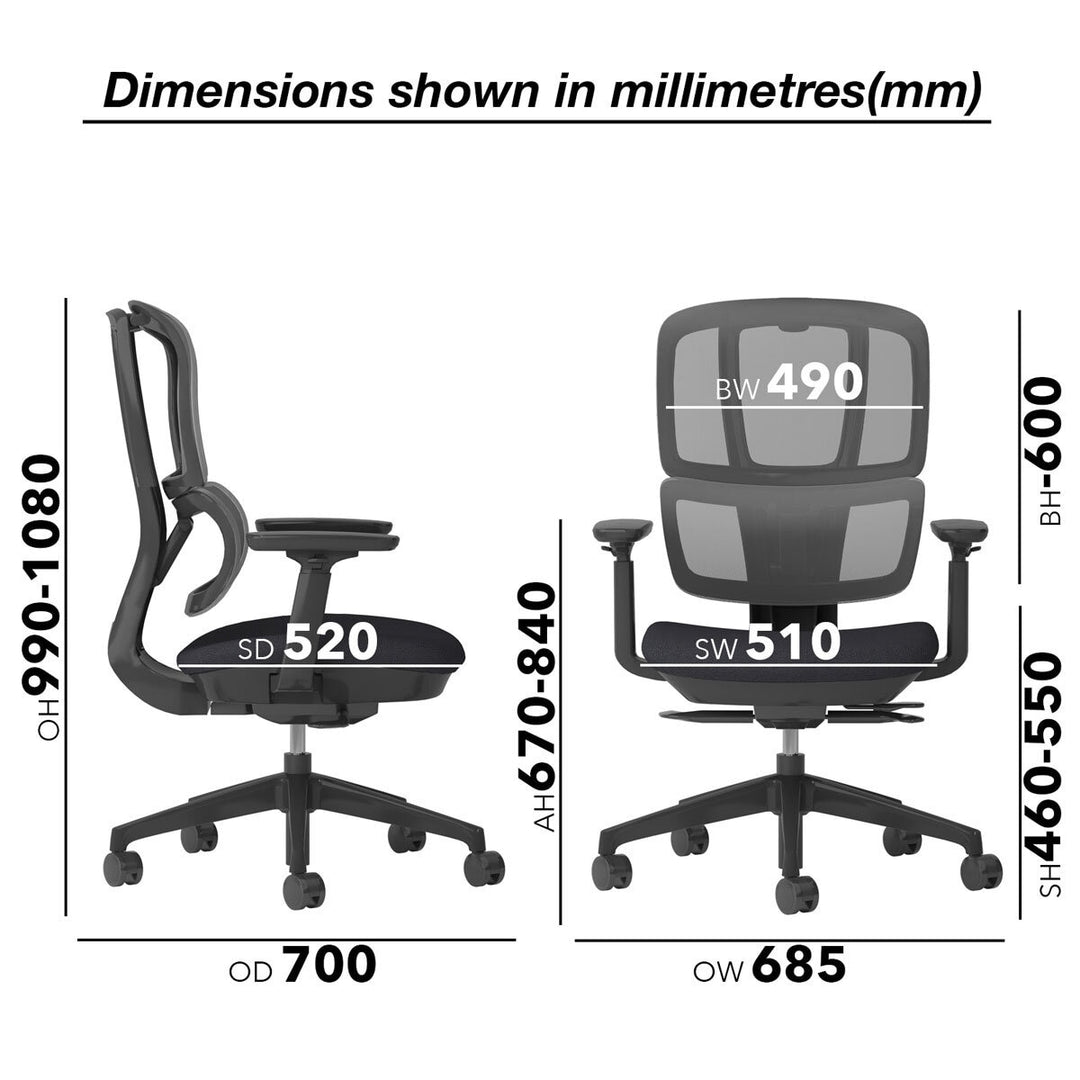 Shelby Mesh Back Operator Chair