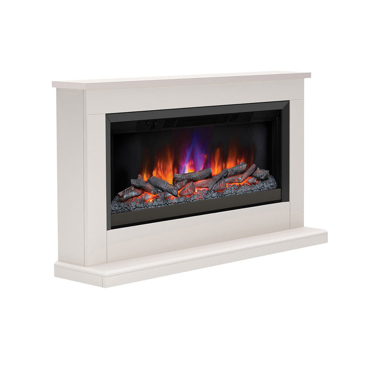 Flare Hansford Grande Electric Fireplace Suite in Cream, 2kW