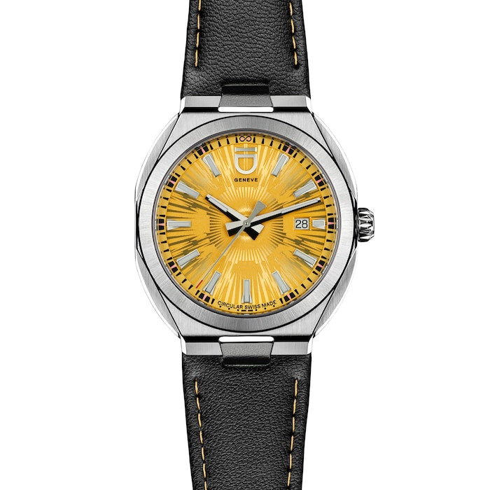 Circular S Sun Dial 41mm