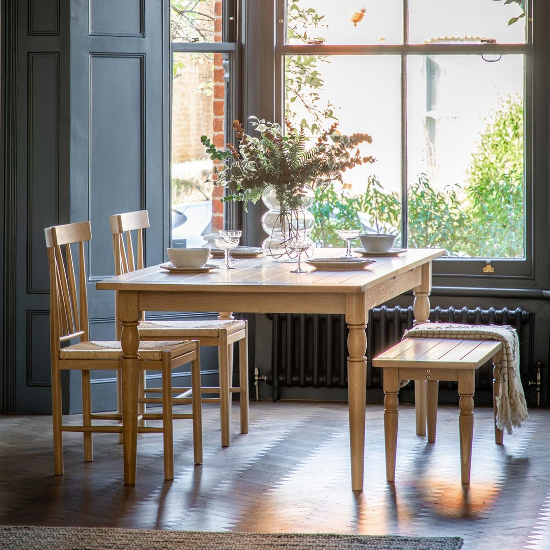 Gallery Eton Oak Dining Bench