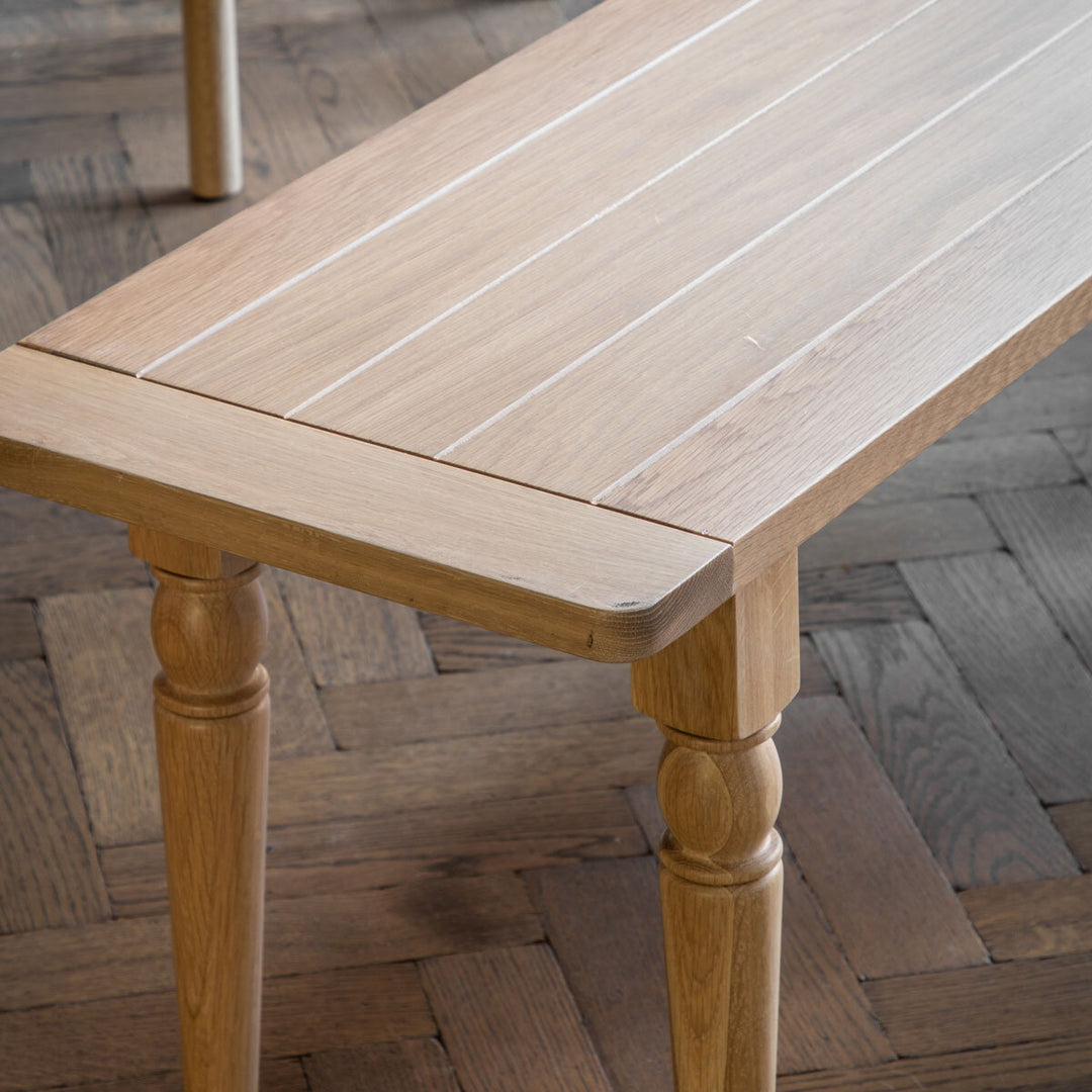 Gallery Eton Oak Dining Bench