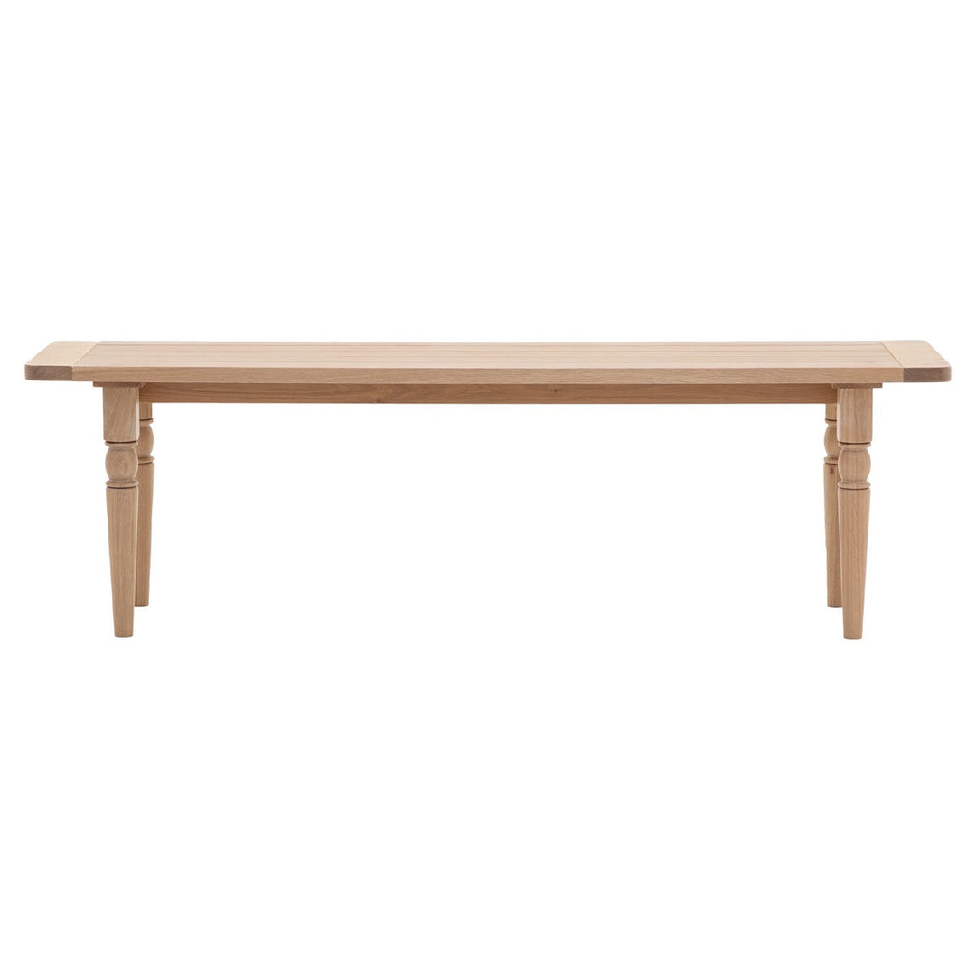 Gallery Eton Oak Dining Bench