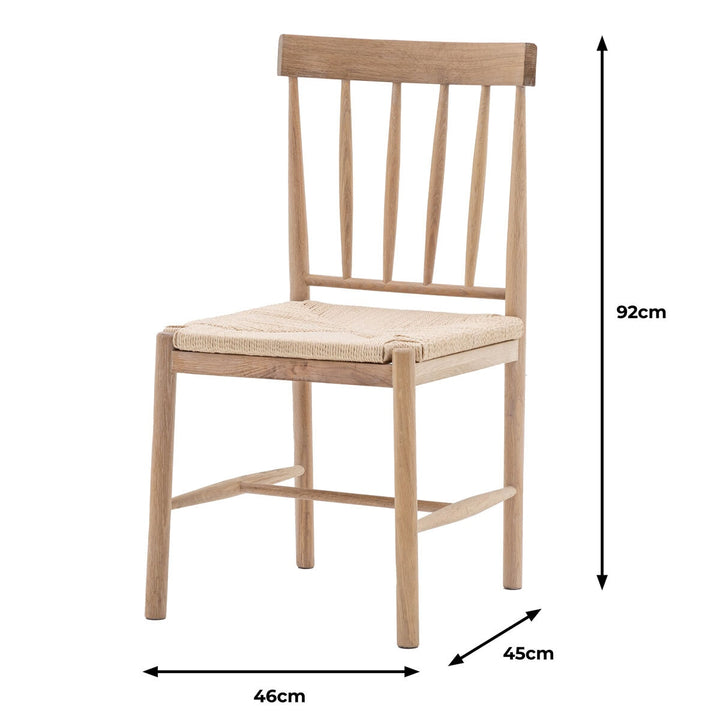 Gallery Eton Rope Dining Chair, 2 Pack