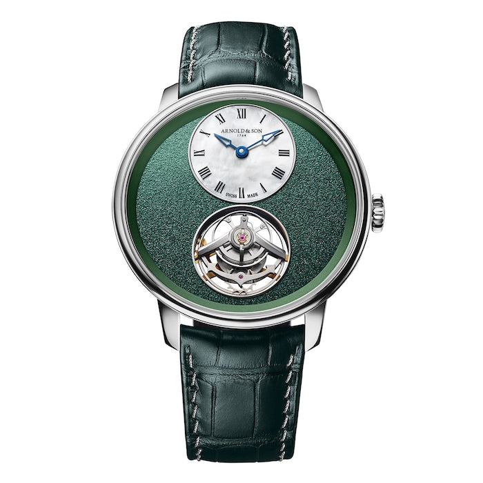 Ultrathin Tourbillon Platinum 41.5mm Limited Edition Mens Watch Green