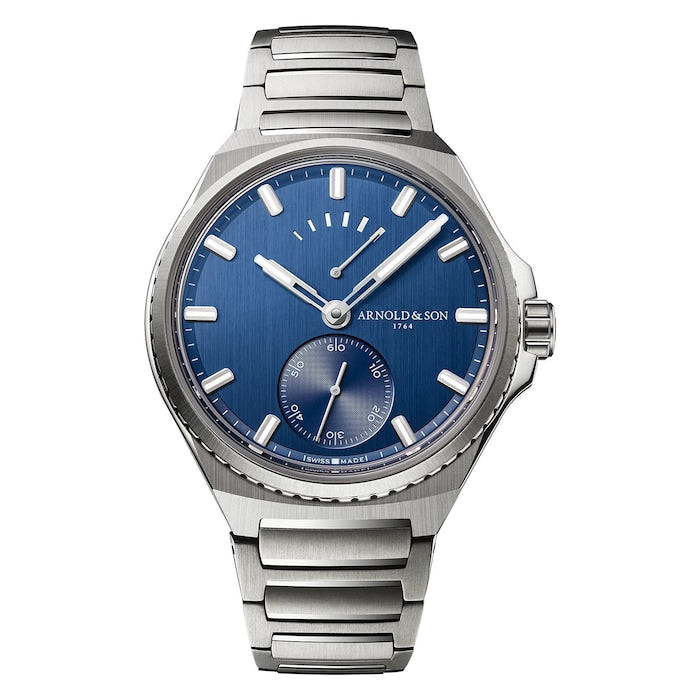 Chonometry Longitude Titanium 42.5mm Mens Watch Blue