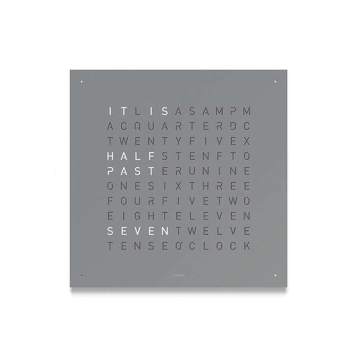 CLASSIC Stainless Steel Grey Wall Clock 45cm