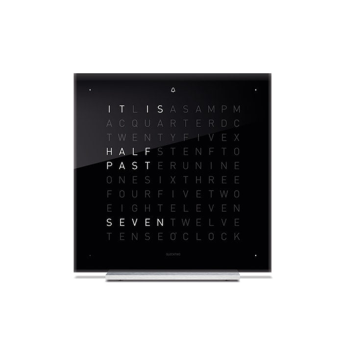 TOUCH Black Ice Tea Acrylic Table Clock 13.5cm