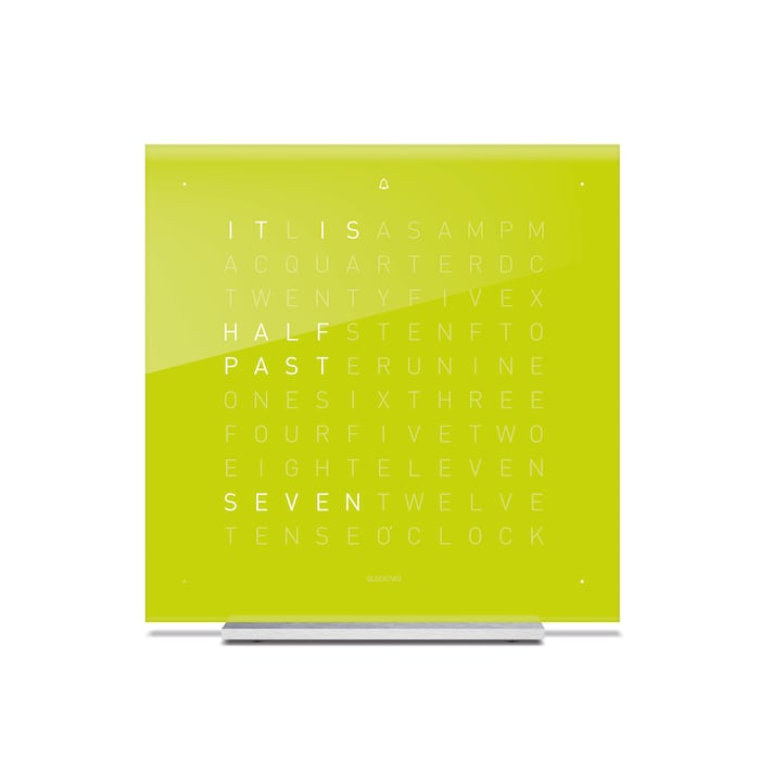 TOUCH Lime Juice Acrylic Table Clock 13.5cm